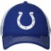 Men's Indianapolis Colts NFL Pro Line by Fanatics Branded Royal/White Core Trucker II Adjustable Snapback Hat 2759991